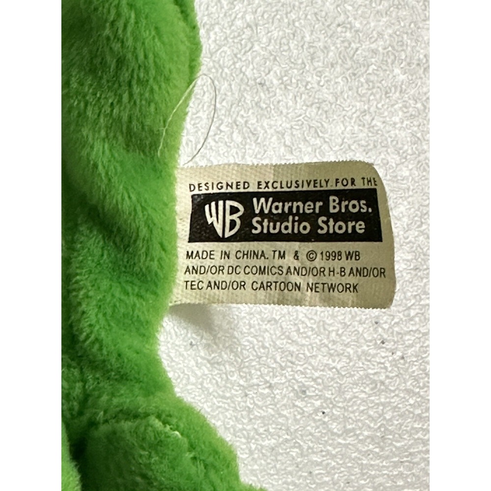Vintage 1998 Warner Brothers Michigan J Frog Top Hat Singing Frog Bean Bag Plush - Picture 5 of 5